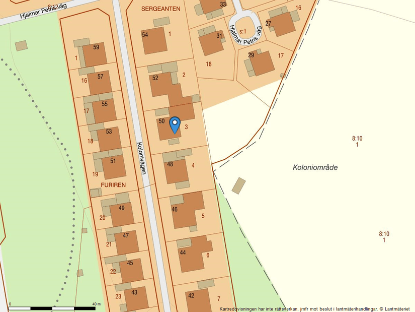 Villa, Kolonivägen 50, Araby, Växjö