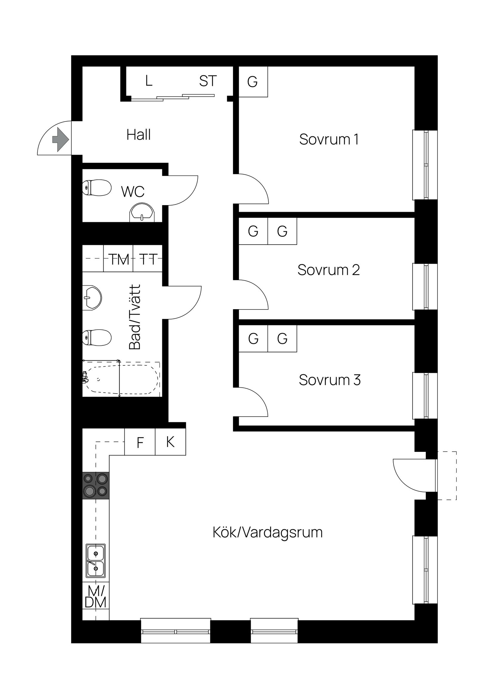 Bostadsrätt, Bruksallén 10, Hököpinge, Vellinge
