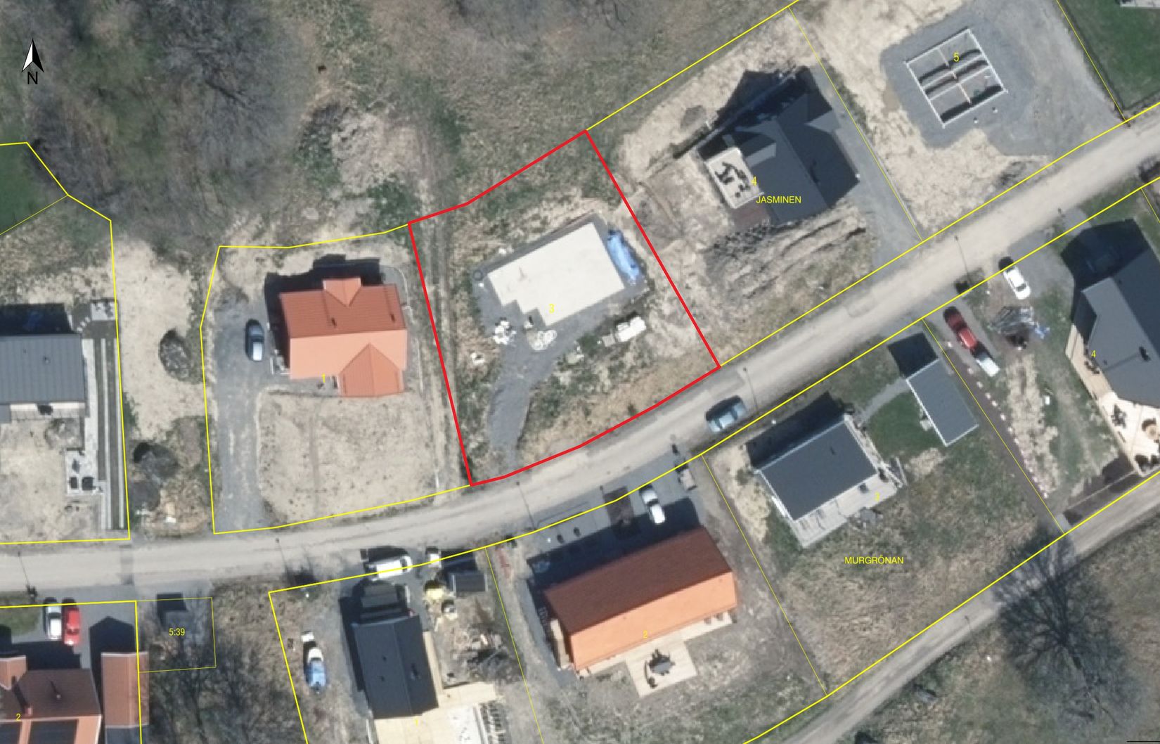 Tomt, Jasminvägen 15, Mellösa, Flen