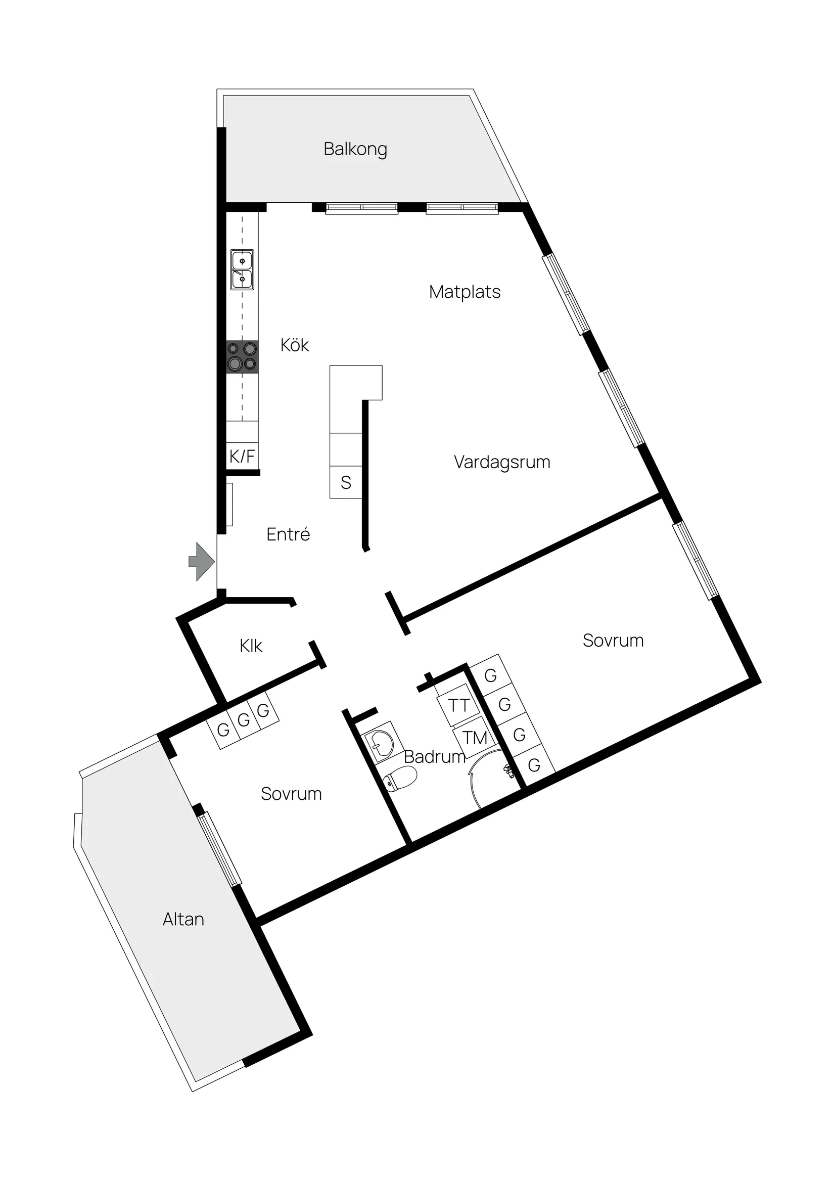 Bostadsrätt, Ekersgatan 16, Väster, Örebro