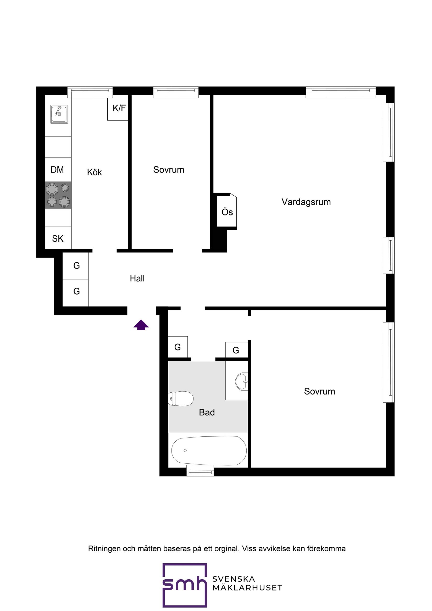 Bostadsrätt, Porfyrvägen 9, Bromma / Traneberg, Stockholm