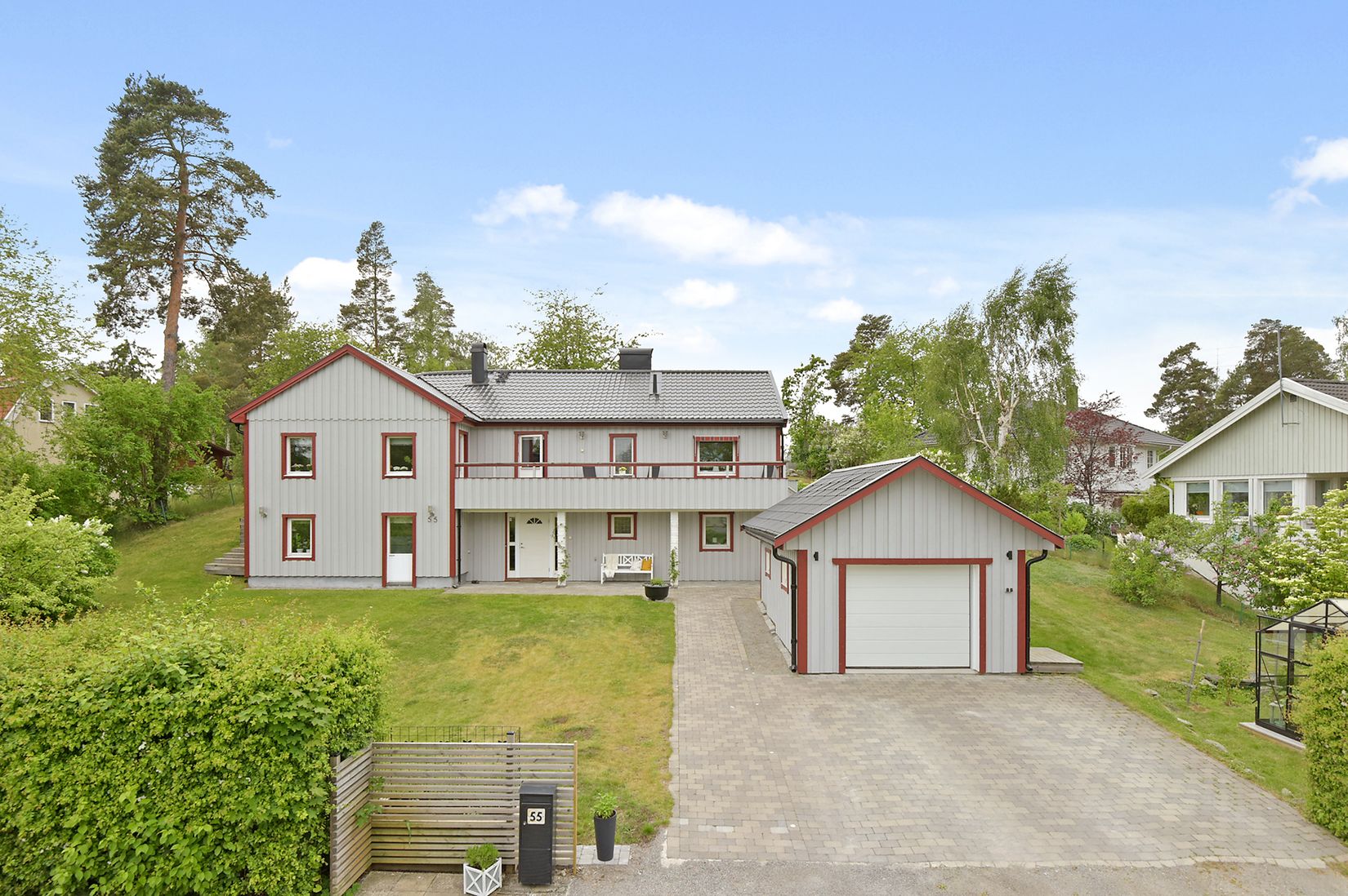 Villa, Gribbyvägen 55, Flysta, Stockholm