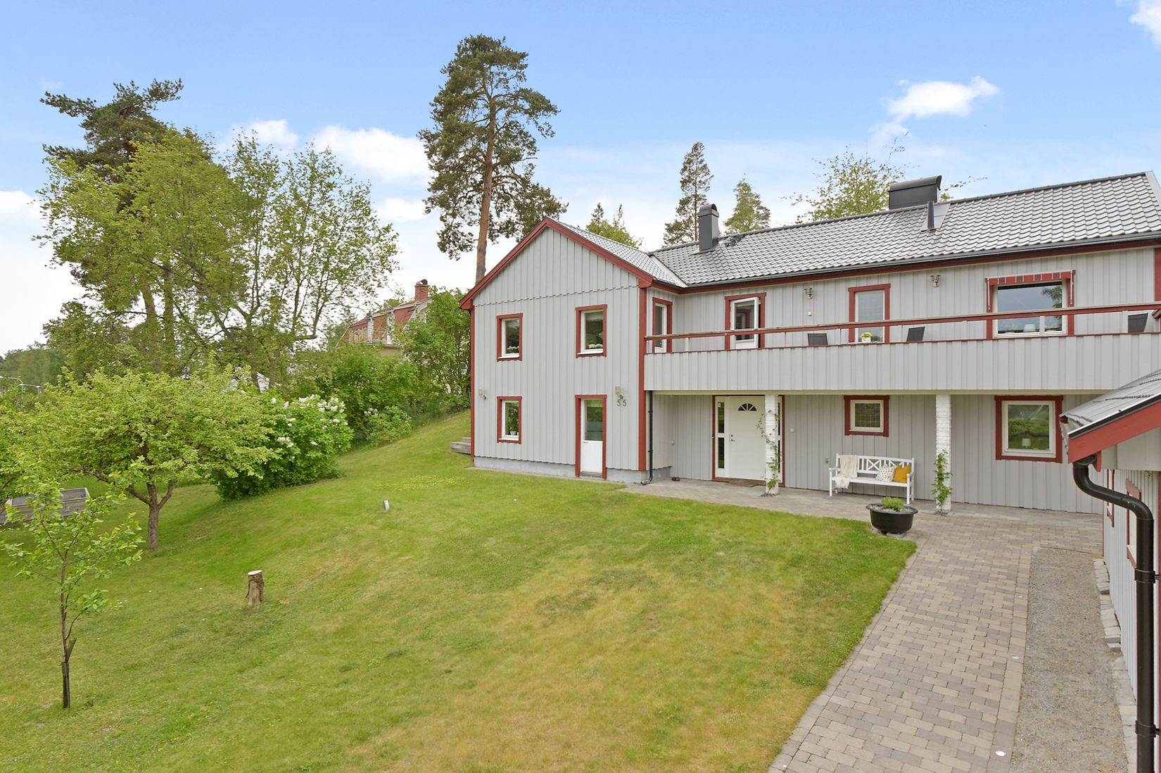 Villa, Gribbyvägen 55, Flysta, Stockholm