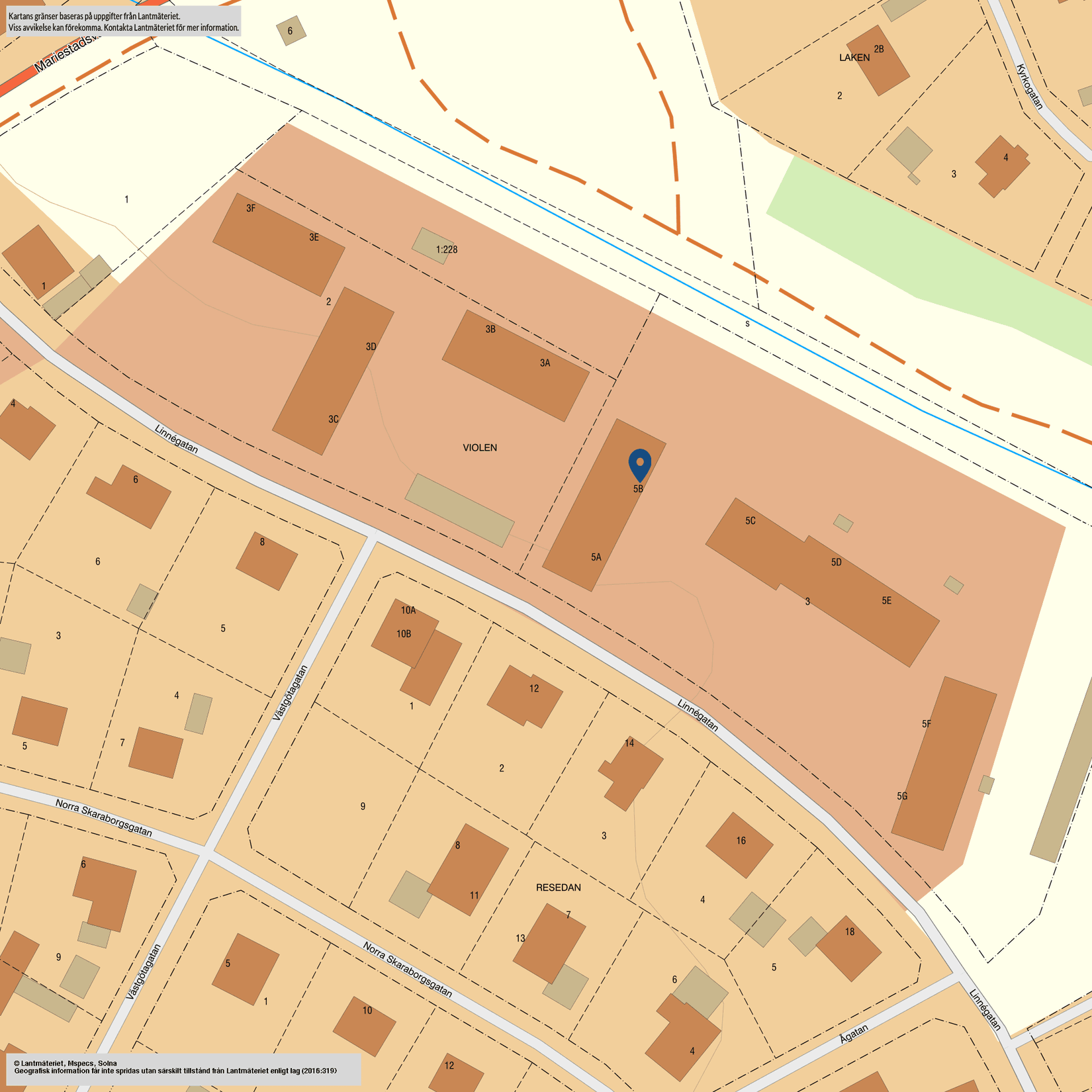 Bostadsrätt, Linnégatan 5B, Götene