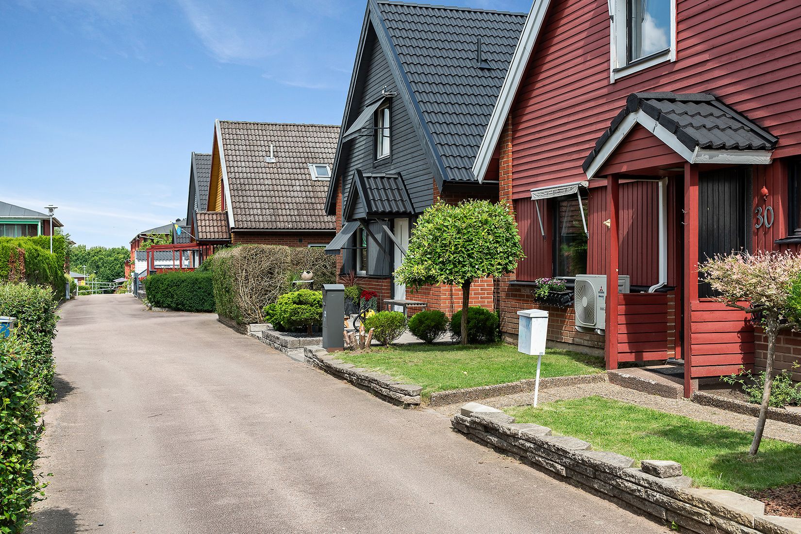 Villa, Radhus, Kornhills Norrgränd 30, Vallås, Halmstad