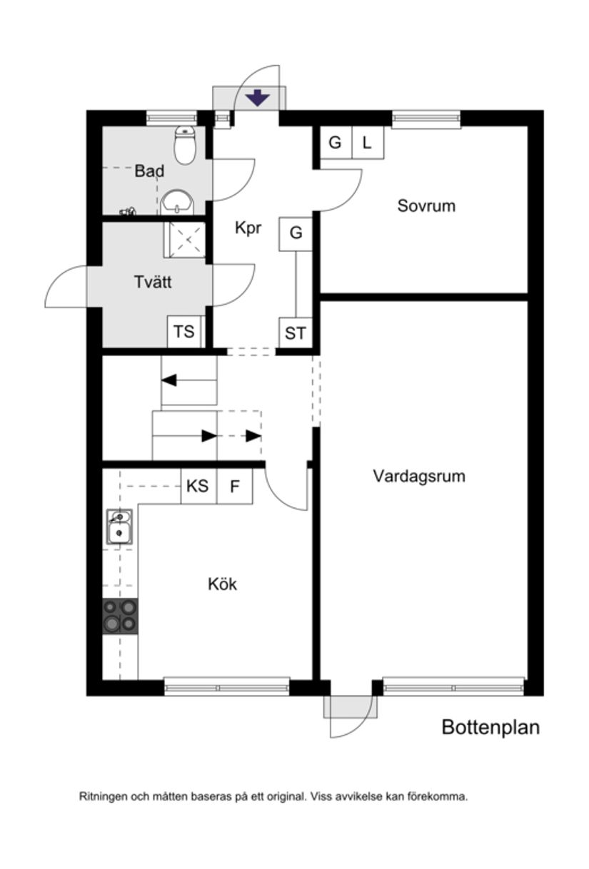 Villa, Radhus, Kornhills Norrgränd 30, Vallås, Halmstad