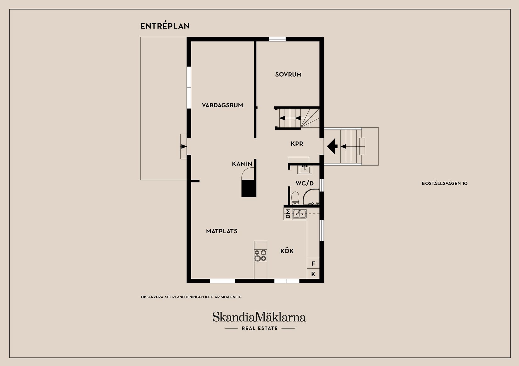 Villa, Boställsvägen 10, Östantorp, Åtvidaberg