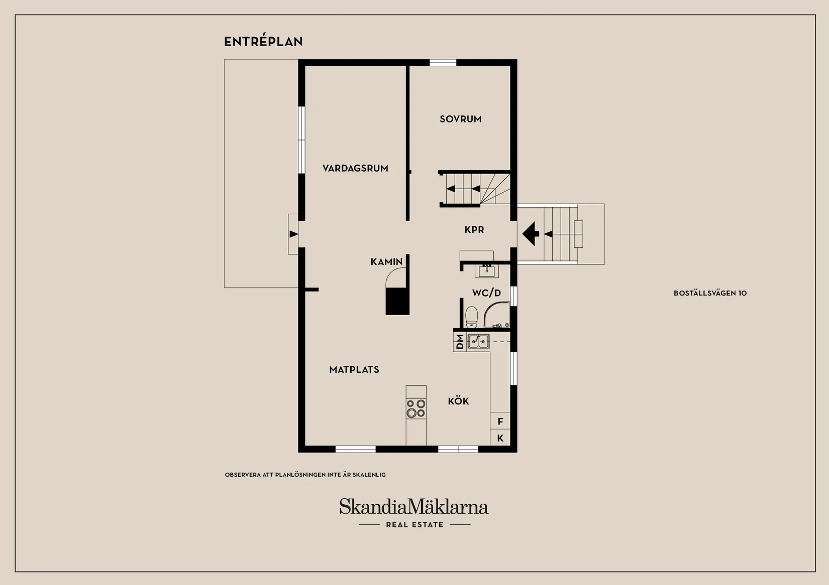 Villa, Boställsvägen 10, Östantorp, Åtvidaberg