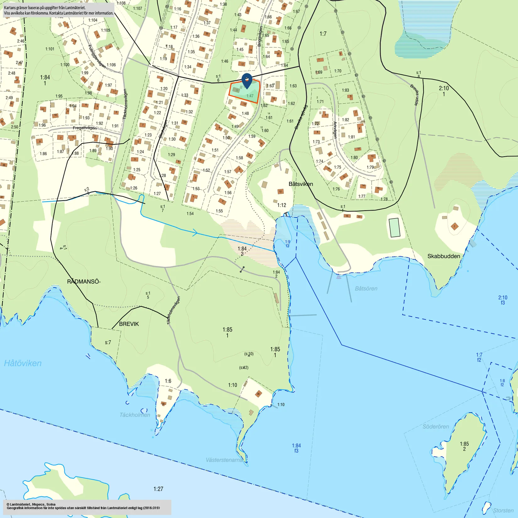 Villa, Briggvägen 15, Båtsviken, Norrtälje