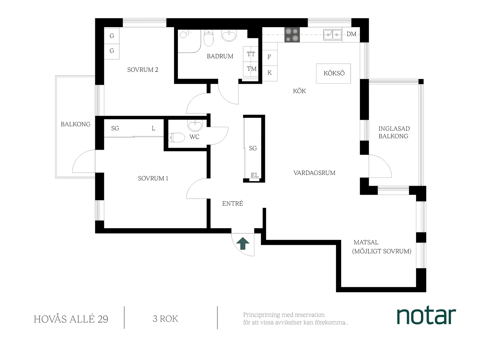 Bostadsrätt, Hovås Allé 29, Hovås, Göteborg