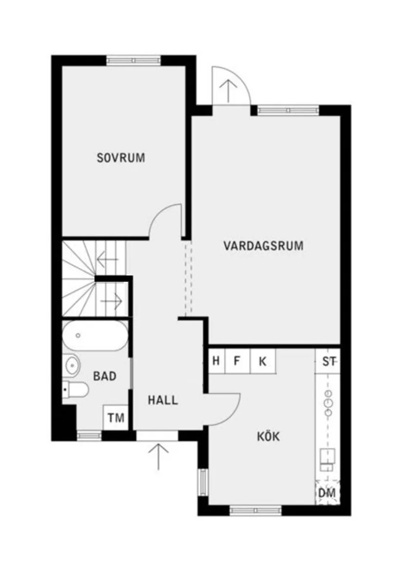 Bostadsrätt, Radhus, Karlavägen 19, Haga, Vallentuna