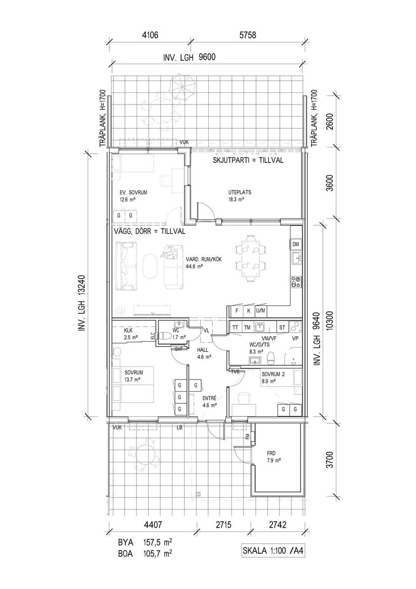Radhus, Månvägen 9C, Lgh 26, Vä - Planeternas område, Kristianstad