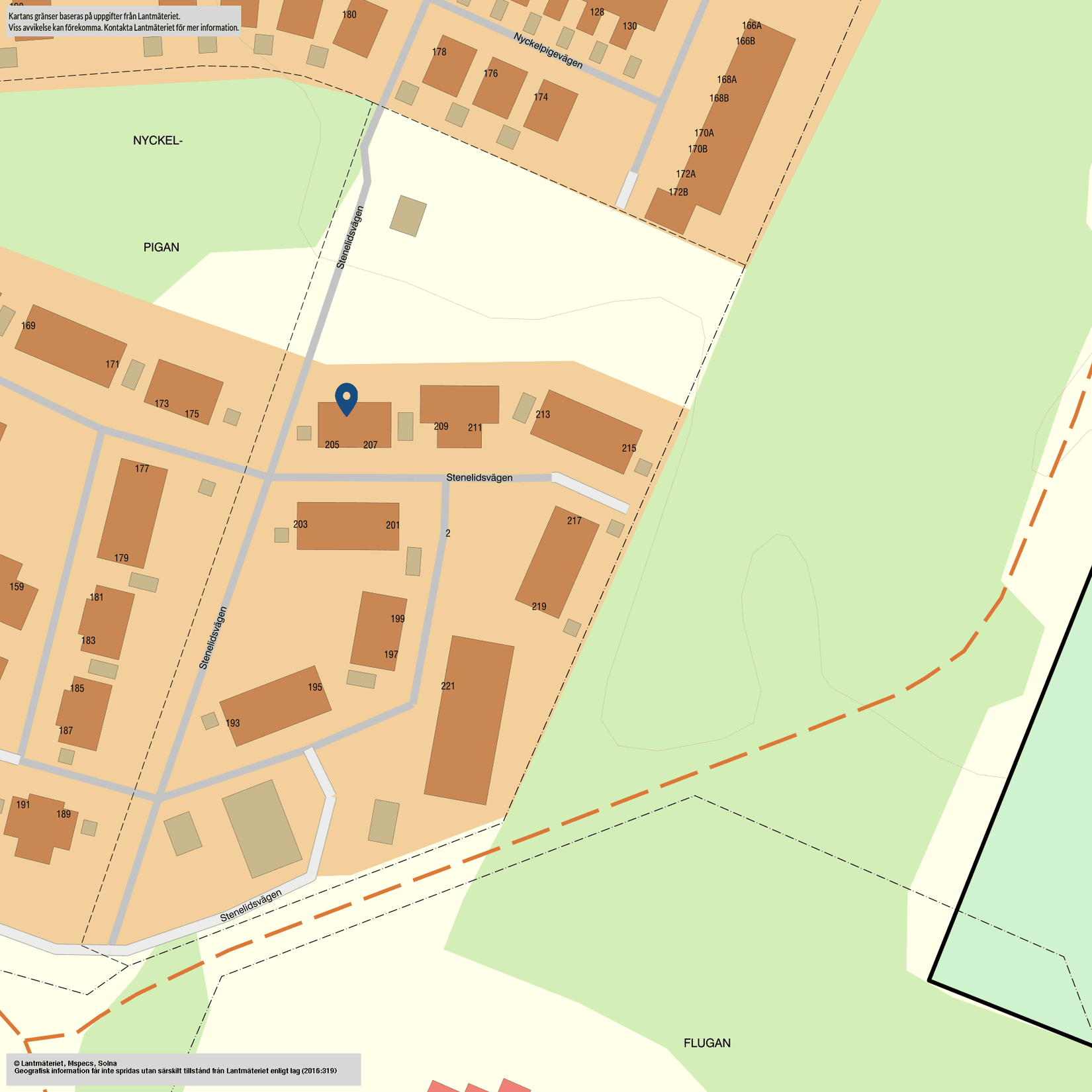 Radhus, Stenelidsvägen 207, Södra Ryd, Skövde