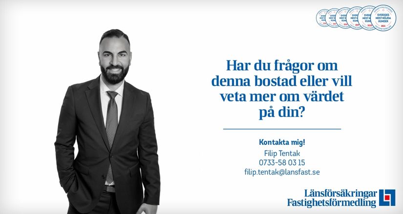 Bostadsrätt, Glavagatan 35, 3tr, Farsta Strand, Stockholm