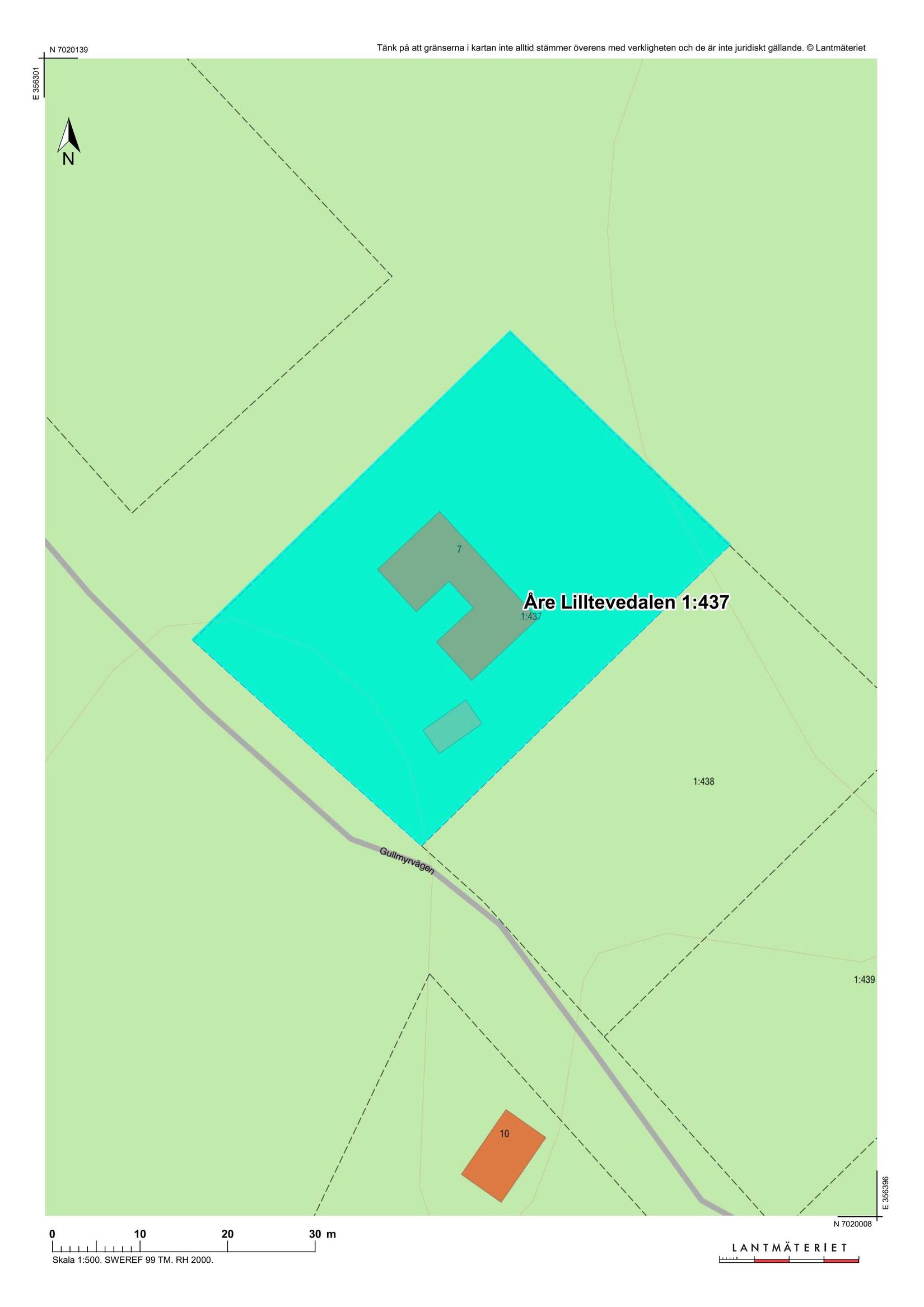 Fritidshus, Gullmyrvägen 7, Storvallen/Visjövalen, Åre