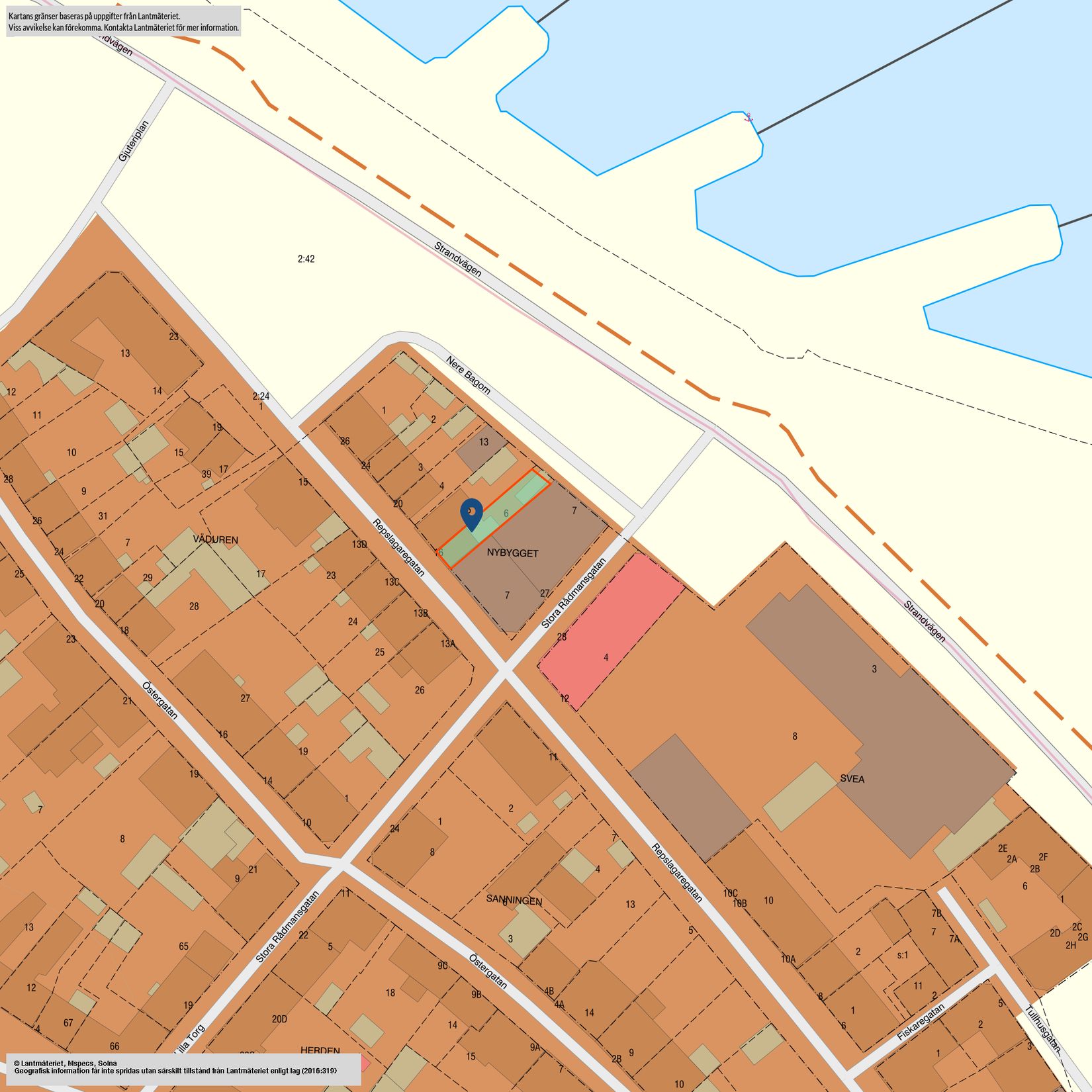 Radhus, Repslagaregatan 16, Simrishamn - gamla stan, Simrishamn