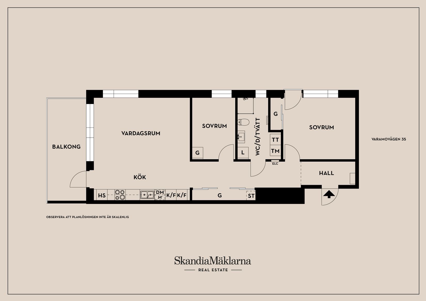 Bostadsrätt, Varamovägen 35, Varamon, Motala