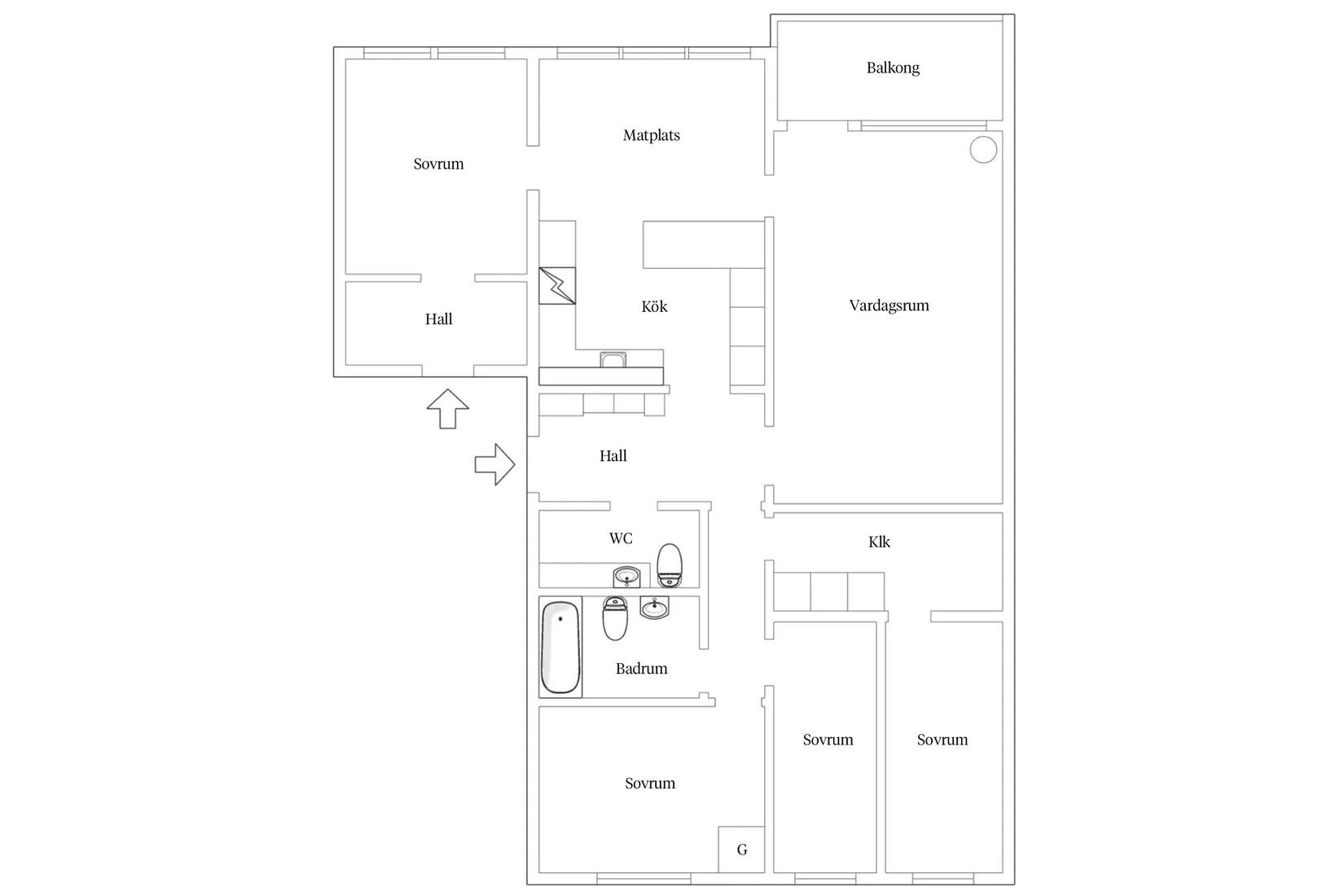 Bostadsrätt, Skarpskyttevägen 2B, Norra Fäladen, Lund
