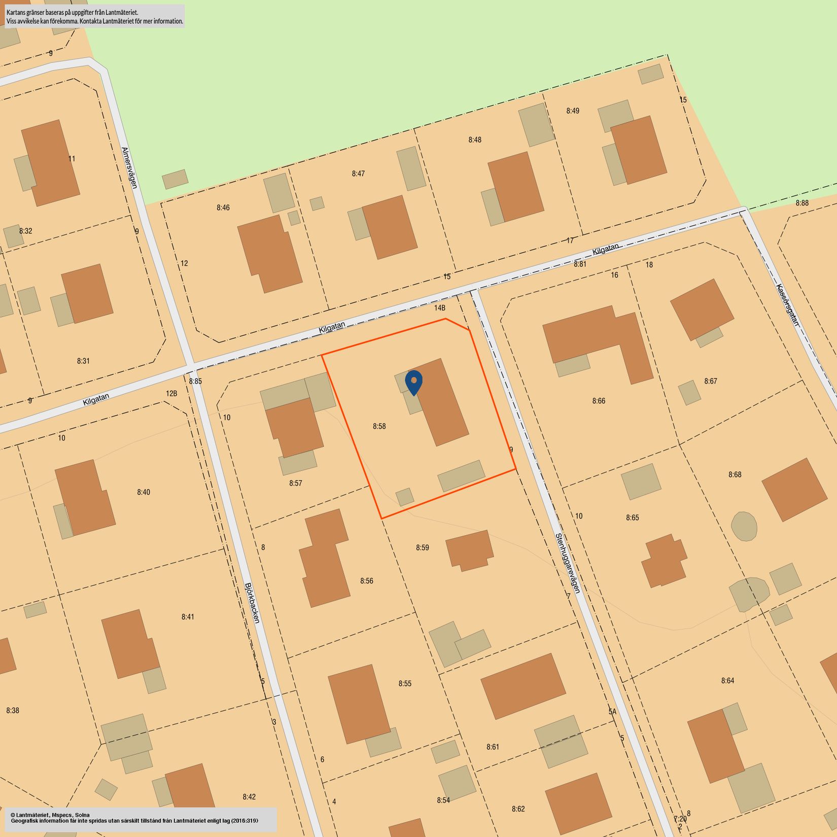 Villa, Stenhuggarevägen 9, Hällabrottet, Kumla