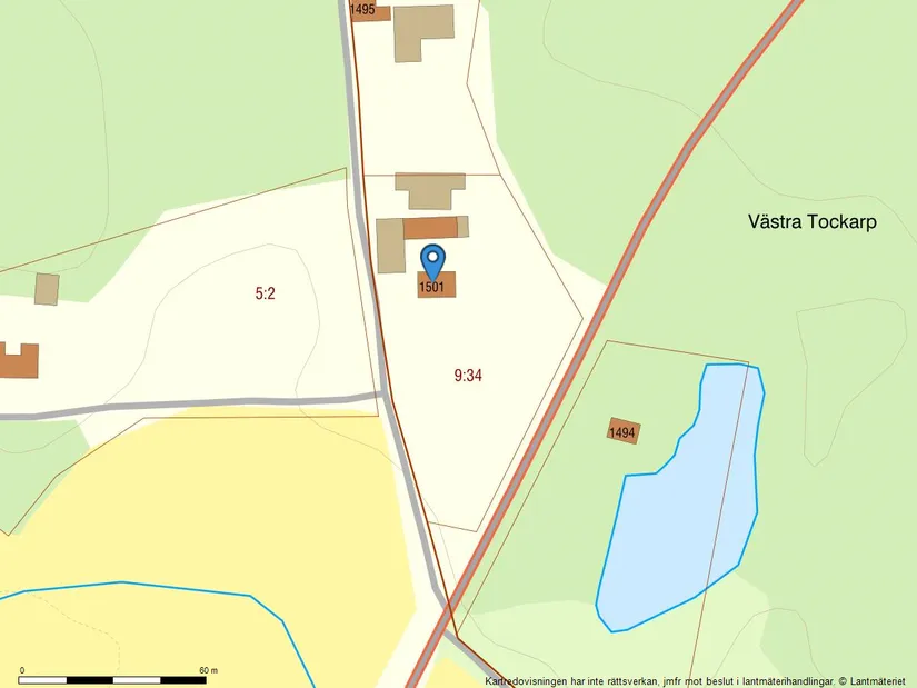 Villa, Gård/Skog, Tockarp 1501, Tockarp, Örkelljunga