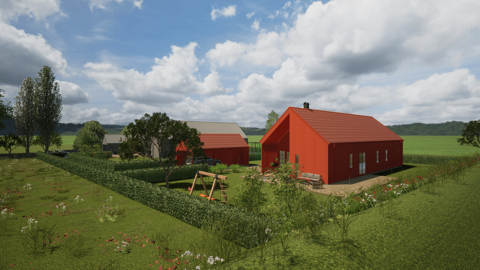 Tomt, Yttre Åhs (tomt nr 1), Vare, Varberg