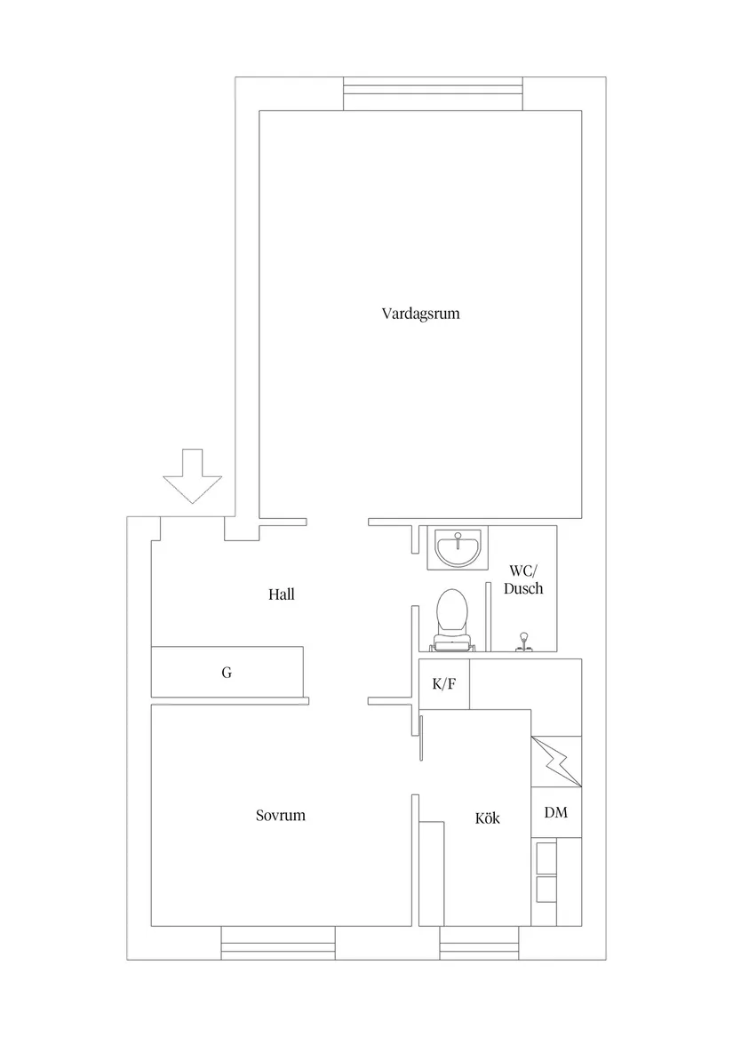 Bostadsrätt, Ståthållaregatan 30B, Södra området, Kalmar