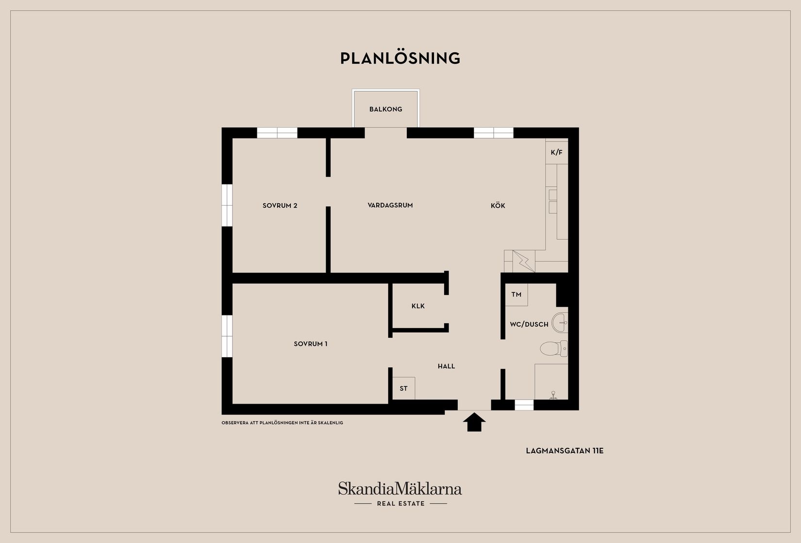 Bostadsrätt, Lagmansgatan 11E, Stenby, Eskilstuna