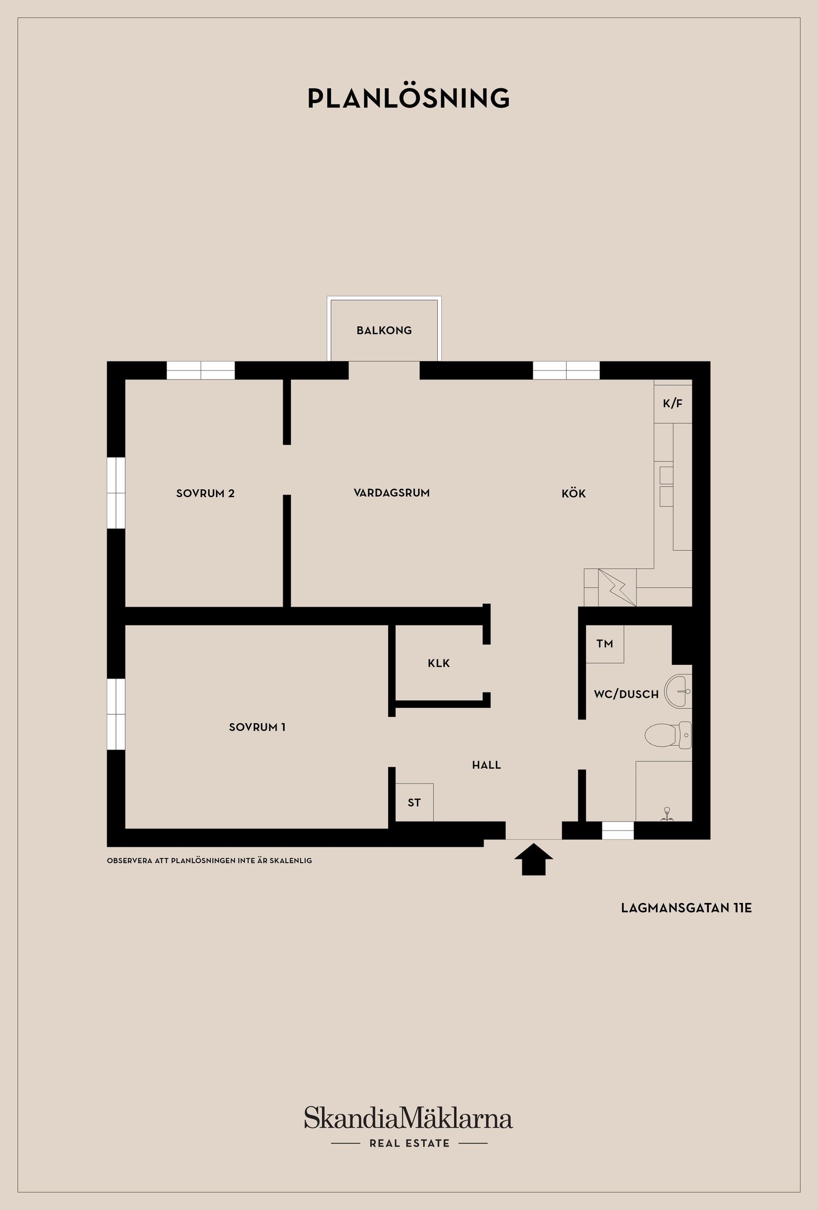 Bostadsrätt, Lagmansgatan 11E, Stenby, Eskilstuna