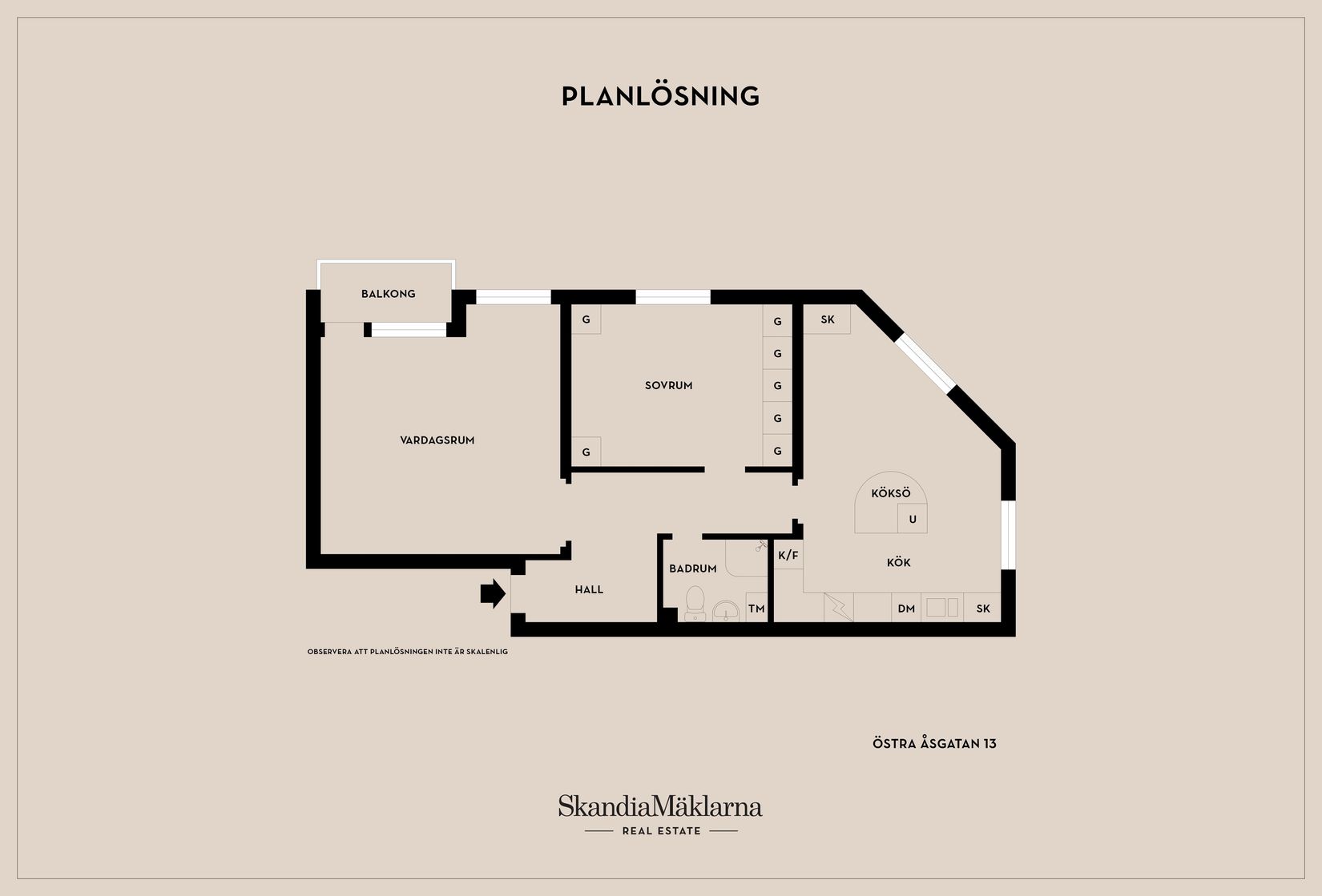 Bostadsrätt, Östra Åsgatan 13, Nyfors, Eskilstuna