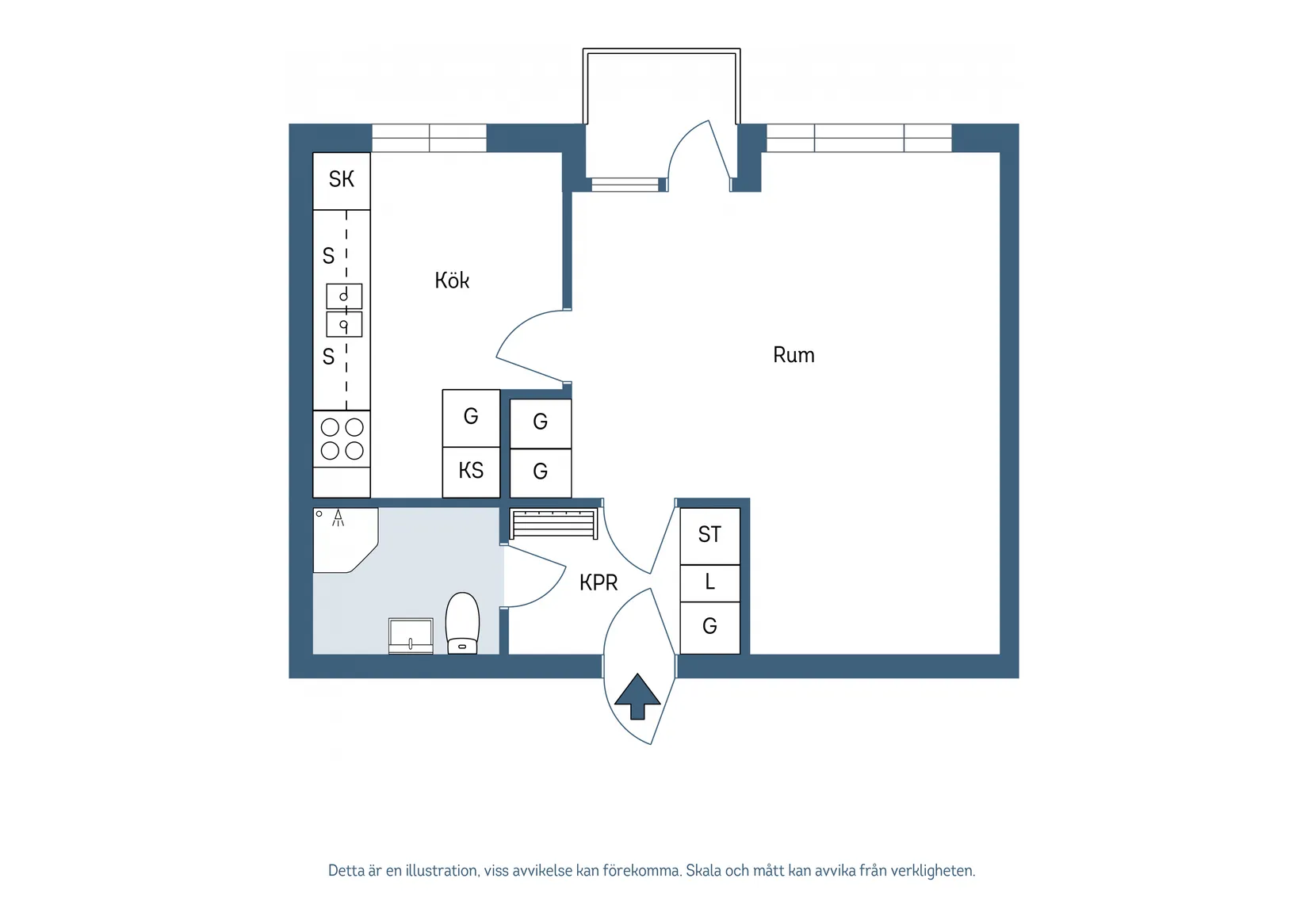Bostadsrätt, Gripenbergsvägen 6, Tierp