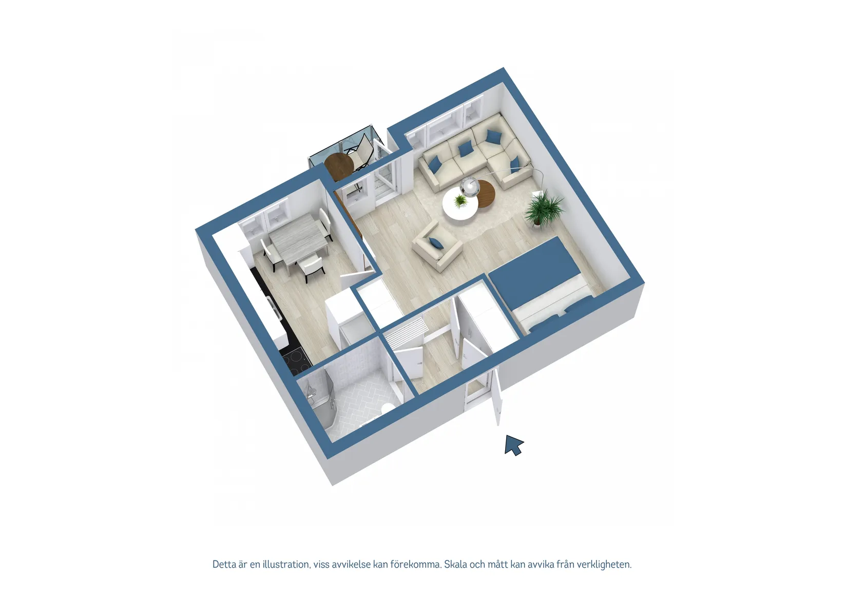 Bostadsrätt, Gripenbergsvägen 6, Tierp