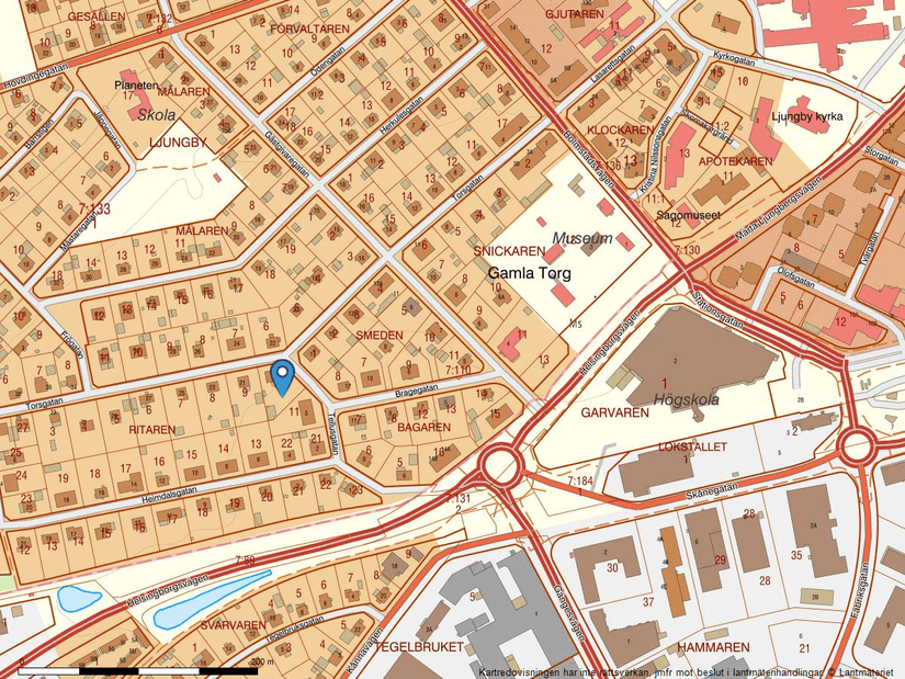 Villa, Torsgatan 19, Centralt, Ljungby