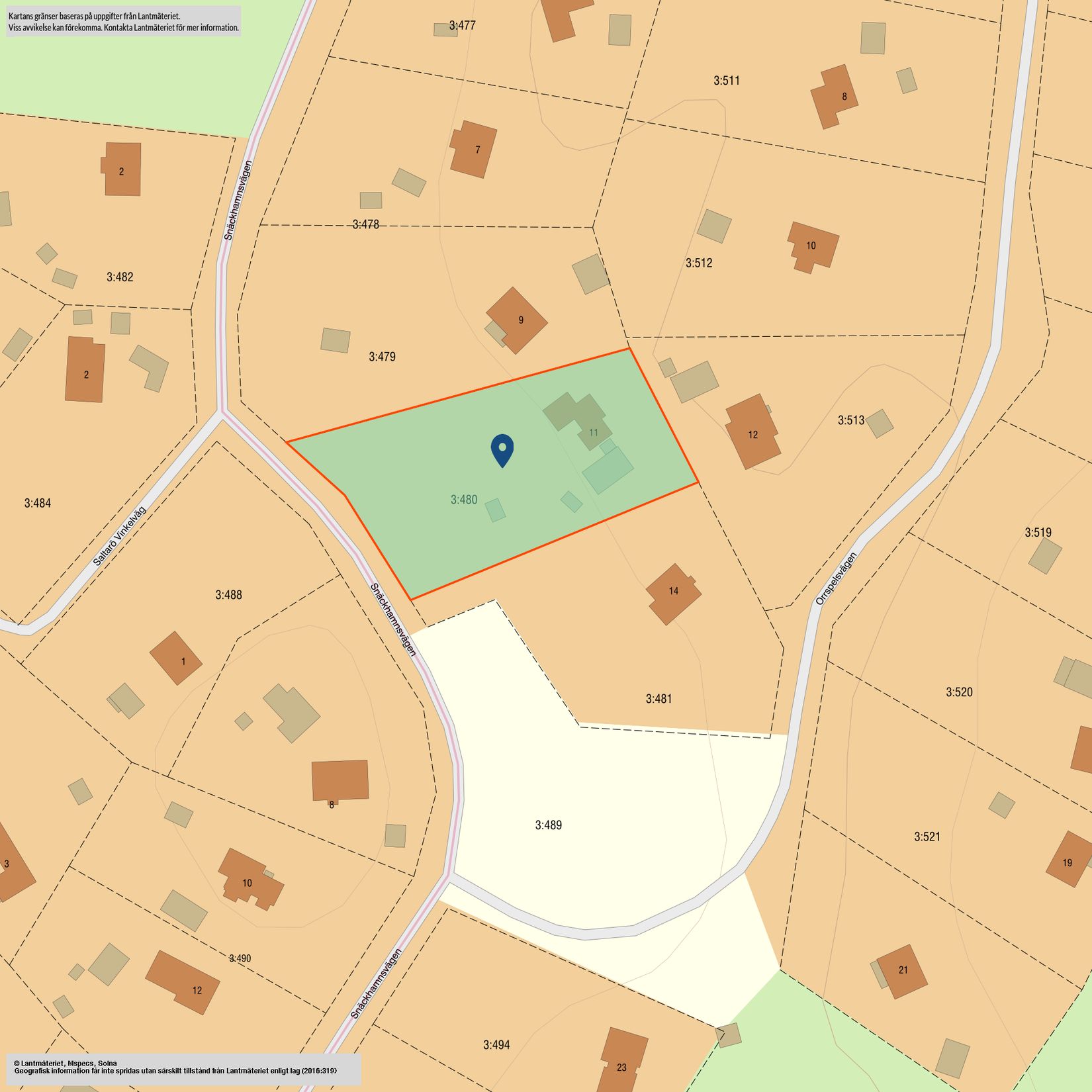 Villa, Snäckhamnsvägen 11, Saltarö, Värmdö