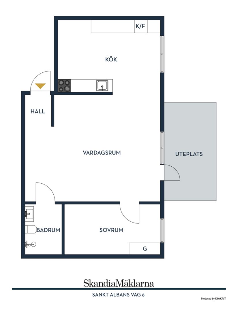 Bostadsrätt, Sankt Albans väg 8, Hallunda, Botkyrka