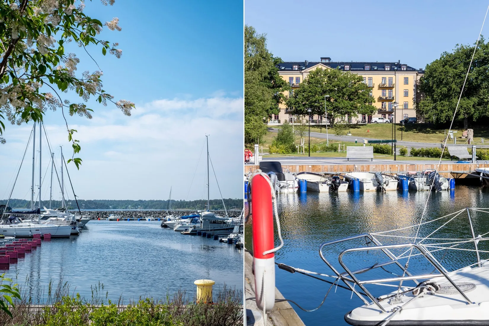 Radhus, Treuddsvägen 5, Rindö hamn, Vaxholm