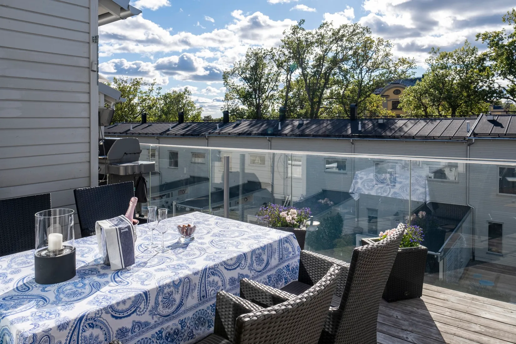 Radhus, Treuddsvägen 5, Rindö hamn, Vaxholm