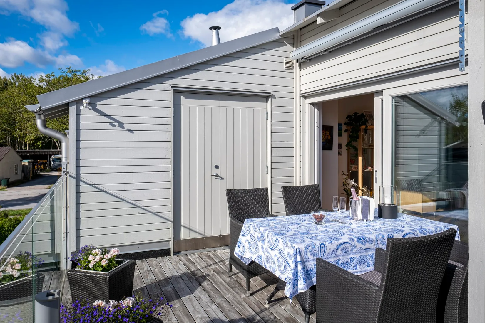 Radhus, Treuddsvägen 5, Rindö hamn, Vaxholm