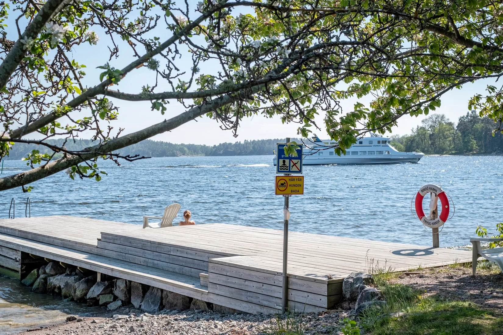 Radhus, Treuddsvägen 5, Rindö hamn, Vaxholm