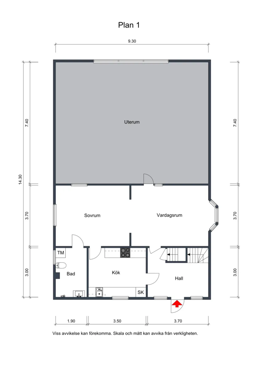 Villa, Villstad Furuhall, Gislaved