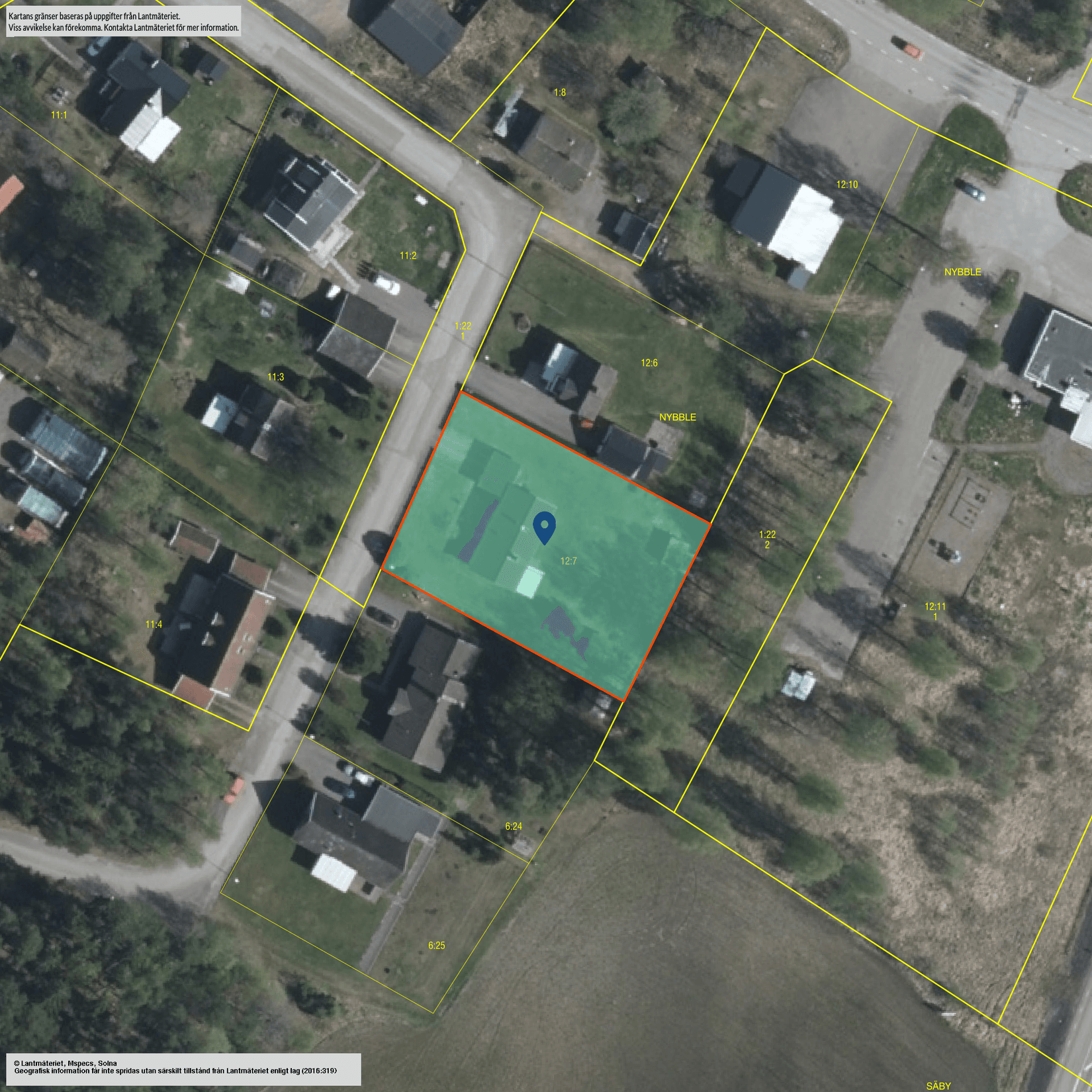 Villa, Rosenbergsgatan 7, Nybble, Kristinehamn