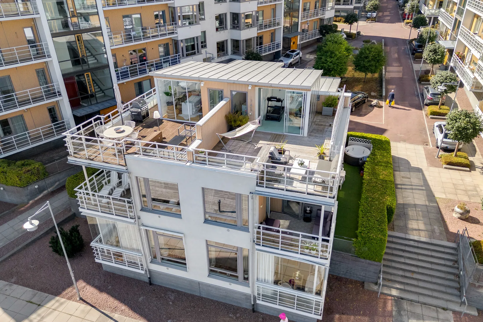 Radhus, Slipvägen 12, Gåshaga, Lidingö
