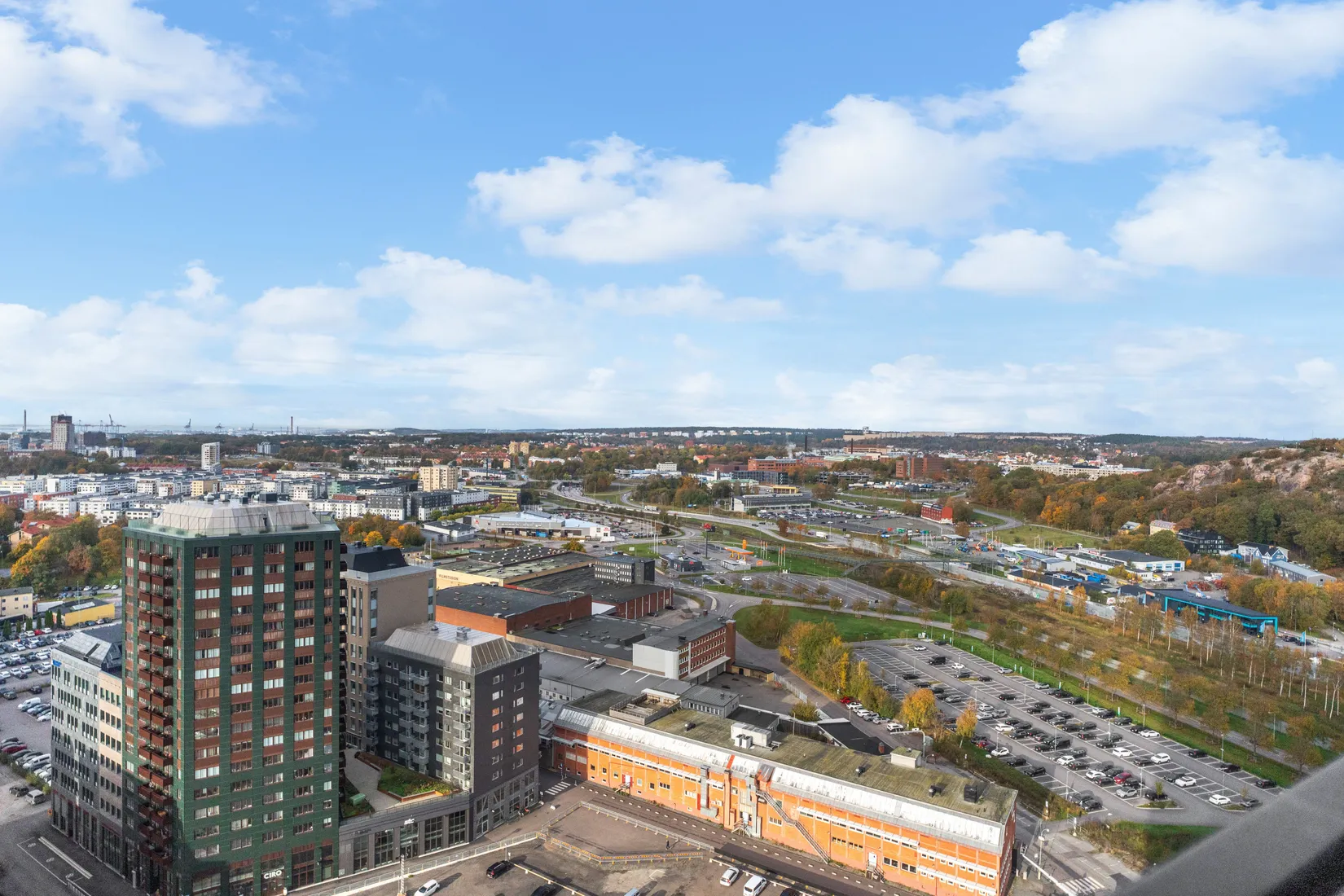 Bostadsrätt, Lodjursstråket 1 (Karlatornet vån 22 västerläge), Lindholmen, Göteborg