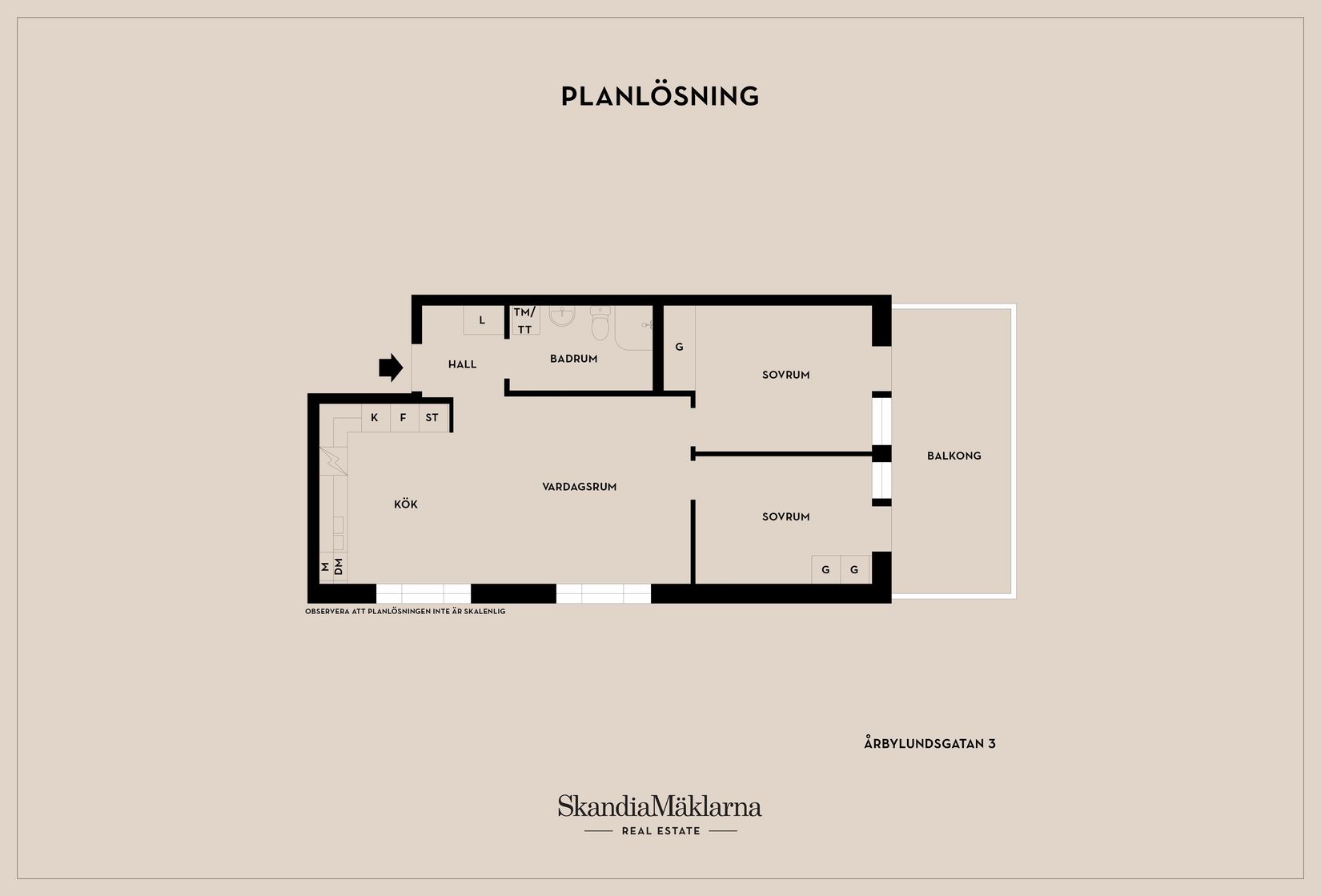 Bostadsrätt, Årbylundsgatan 3, Norr, Eskilstuna