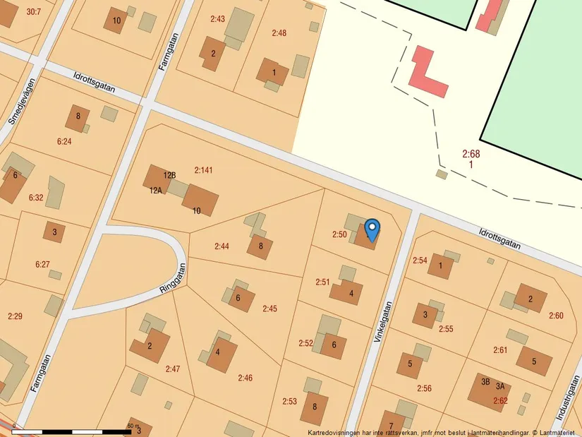 Villa, Vinkelgatan 2, Våxtorp, Laholm