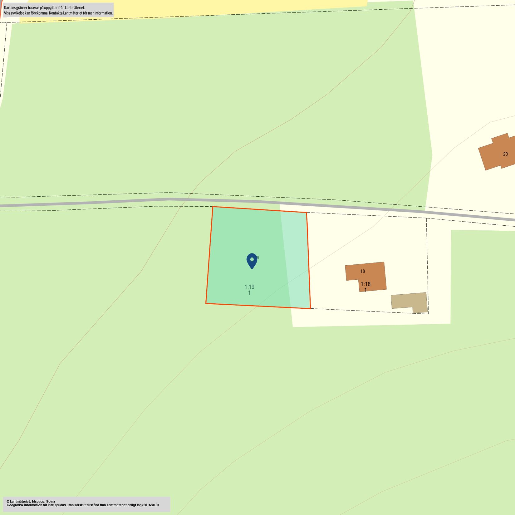 Tomt, Böksnäs 19, Karlsborg