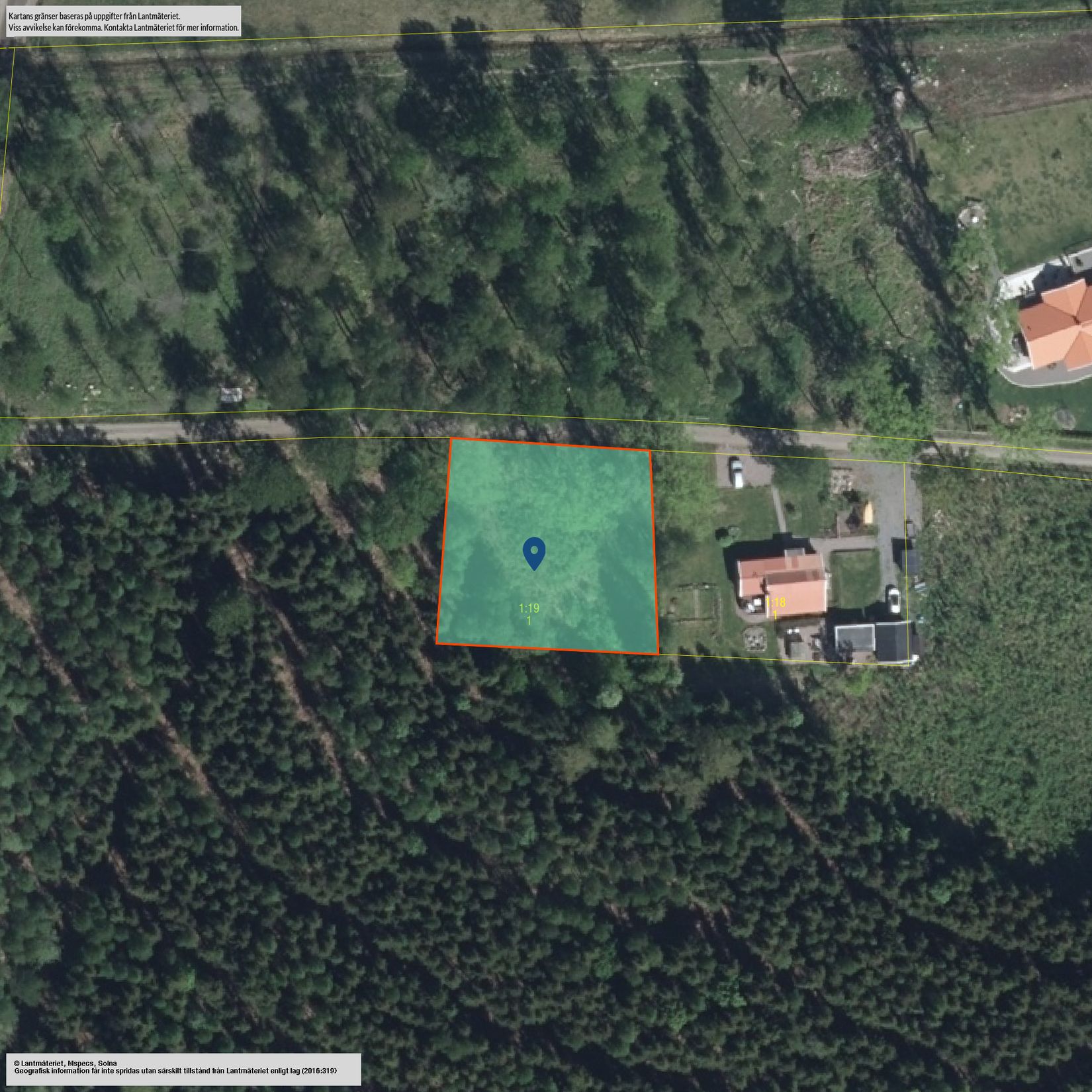 Tomt, Böksnäs 19, Karlsborg