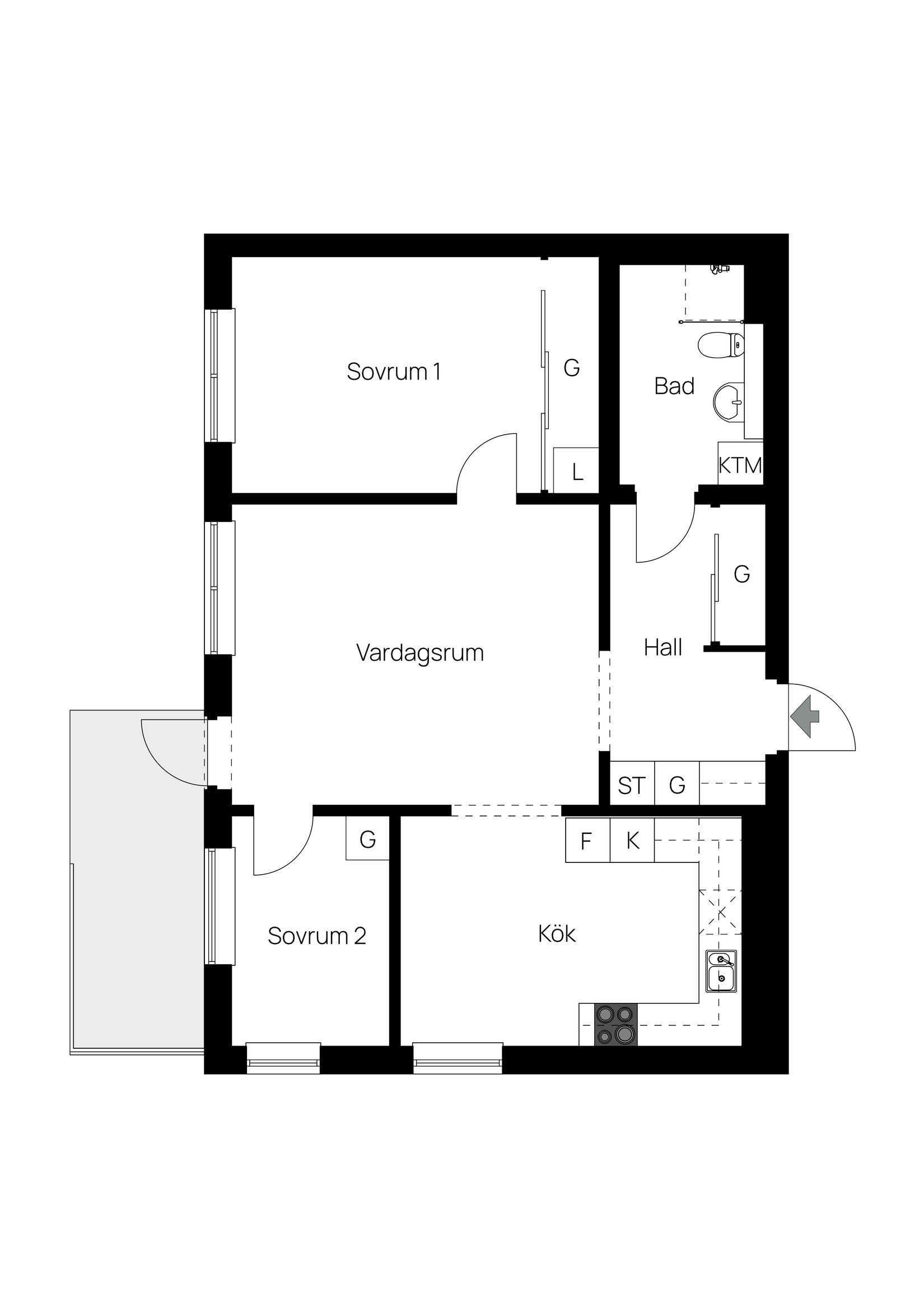 Bostadsrätt, Bättringsvägen 6, Vällingby Parkstad - Råcksta, Stockholm