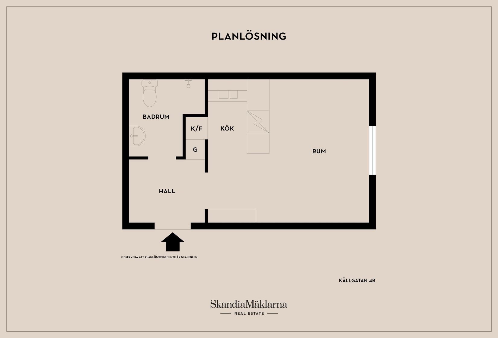 Bostadsrätt, Källgatan 4B, Nyfors, Eskilstuna