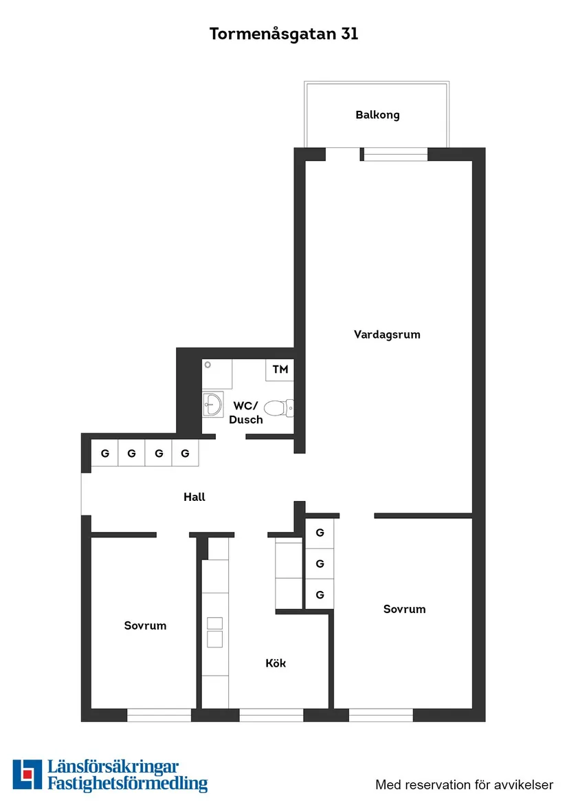 Bostadsrätt, Tormenåsgatan 31, Huskvarna, Jönköping