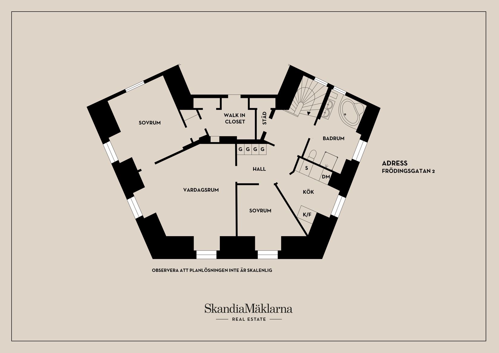 Villa, Frödingsgatan 2, Östra Villastaden, Nyköping